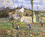 Cabbage harvest Camille Pissarro